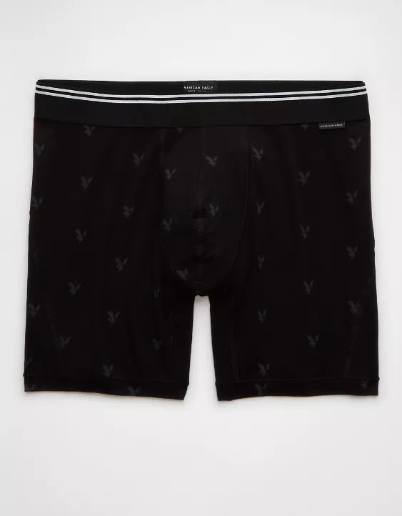 American Eagle AEO Men's Eagles 6″ Ultra Soft Boxer Brief