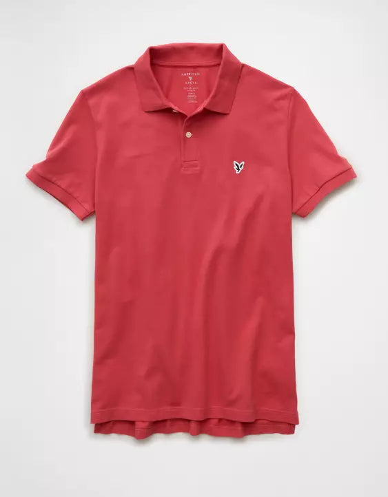 American Eagle AE Slim Fit Stretch Polo Shirt