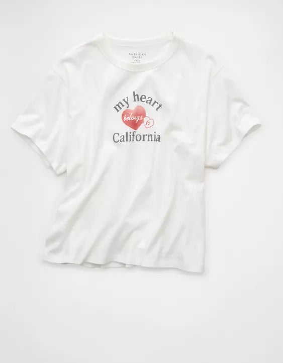 American Eagle AE Ex-Boyfriend Valentine's Day Graphic T-Shirt
