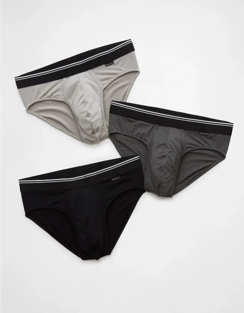 American Eagle AEO Men's Ultra Soft Brief 3-Pack