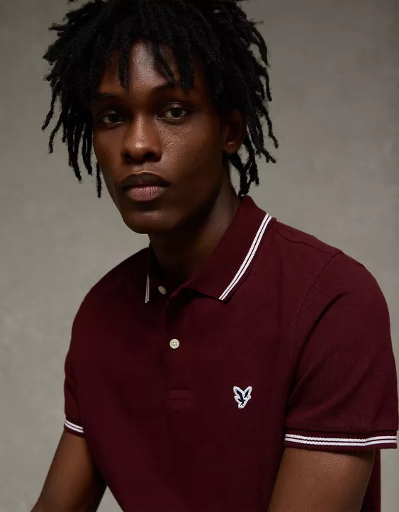 American Eagle AE Slim Fit Stretch Polo Shirt