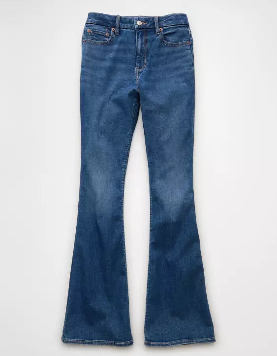 American Eagle AE Next Level Curvy Super High-Waisted Flare Jean