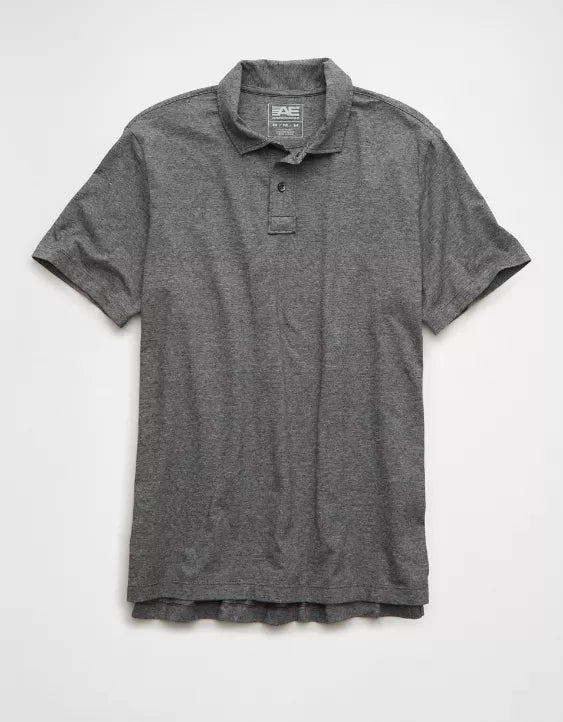 American Eagle AE 24/7 Club Logo Polo Shirt