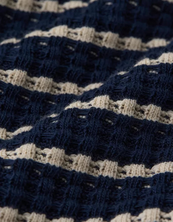 American Eagle AE Half-Zip Waffle Fleece Sweatshirt