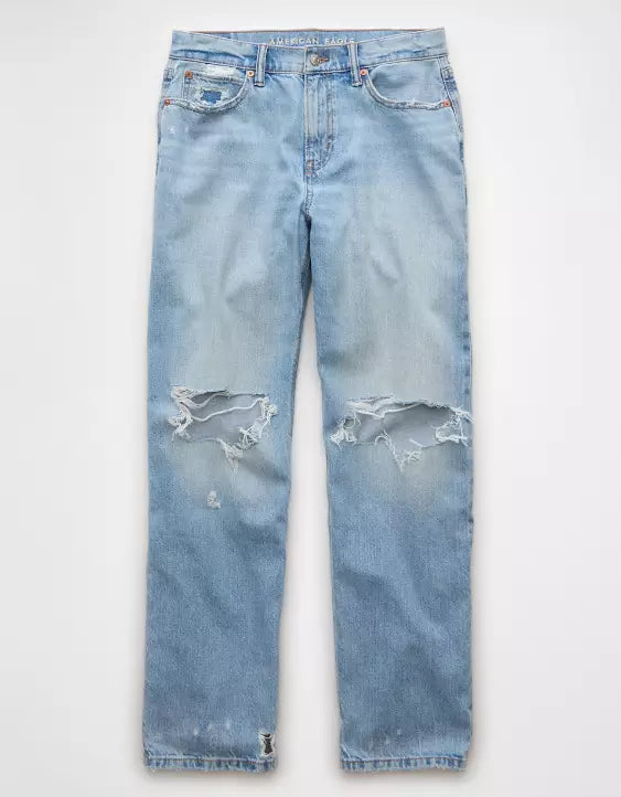 American Eagle AE Strigid Low-Rise Baggy Straight Jean