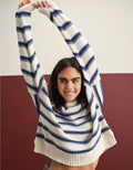 American Eagle AE Striped Crew Neck Sweater