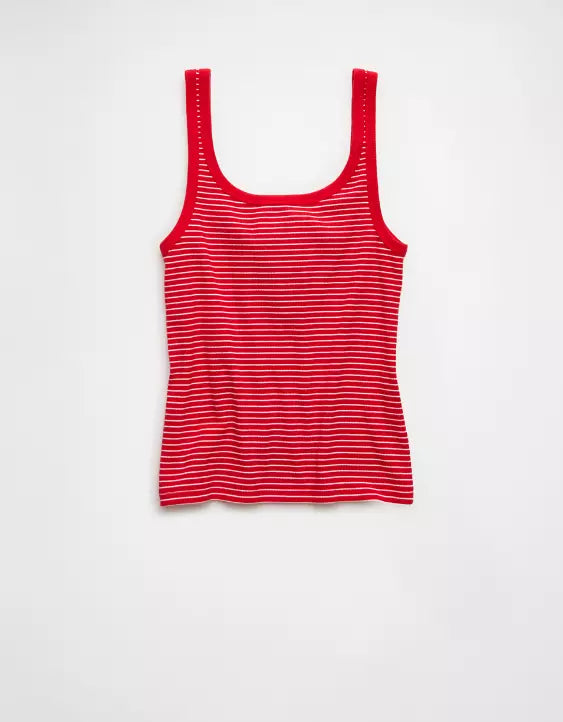 American Eagle AE Lace-Up Tank Top