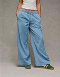 American Eagle AE Cozy Dreamy Drape Low-Rise Ultra Wide-Leg Jean