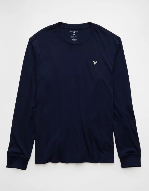 American Eagle AE Lightweight Icon Long-Sleeve T-Shirt