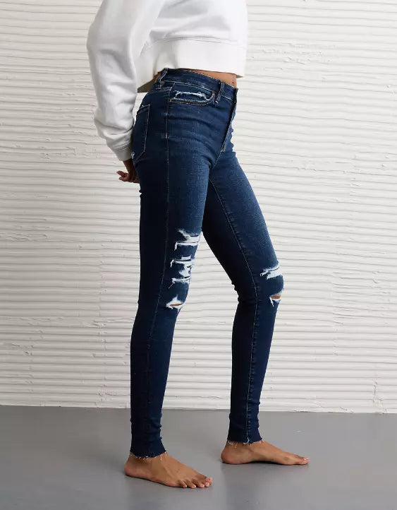 American Eagle AE Next Level Ripped High-Waisted Jegging