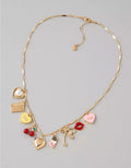 American Eagle AE Valentine's Day Charm Necklace