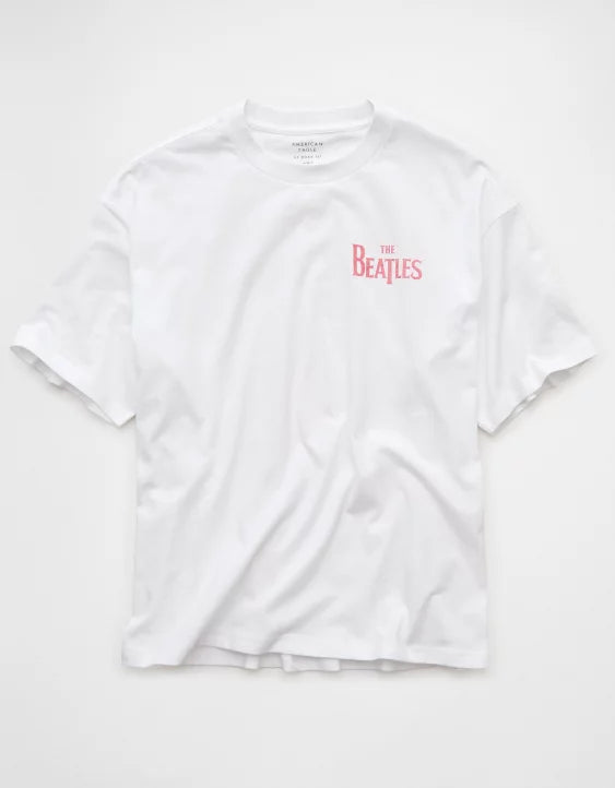 American Eagle AE Boxy The Beatles Graphic T-Shirt