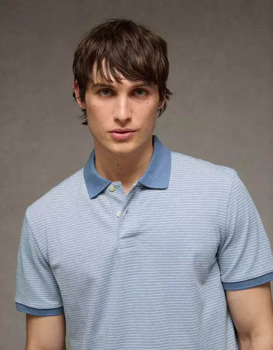 American Eagle AE Club Pique Polo Shirt