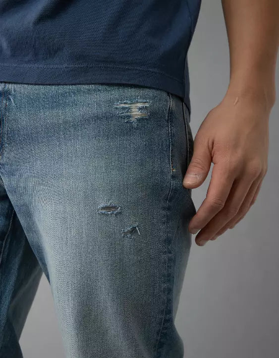 American Eagle AE EasyFlex +TENCEL™ Fibers Ripped Slim Straight Jean
