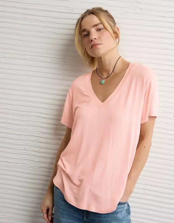 American Eagle AE Soft & Sexy V-Neck T-Shirt