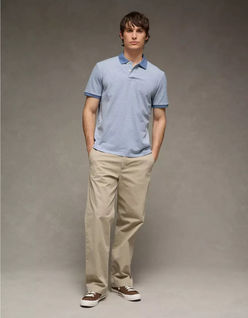 American Eagle AE Club Pique Polo Shirt