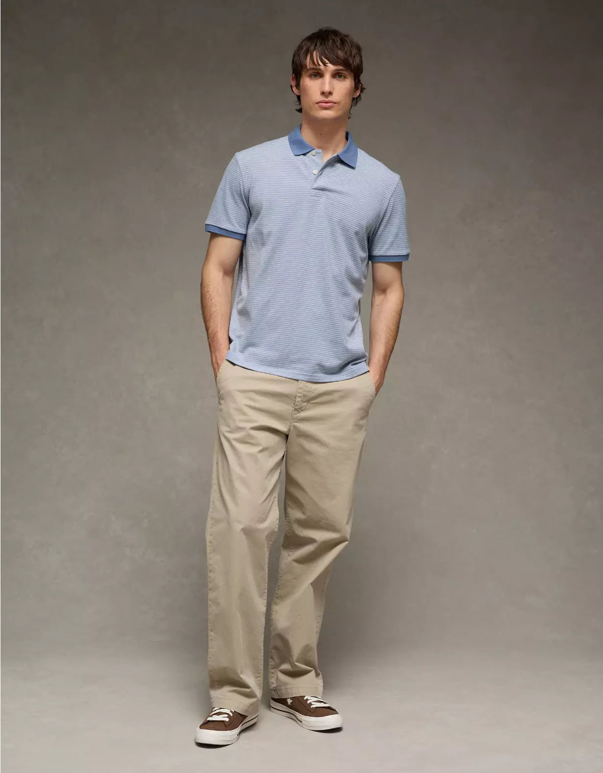 American Eagle AE Club Pique Polo Shirt