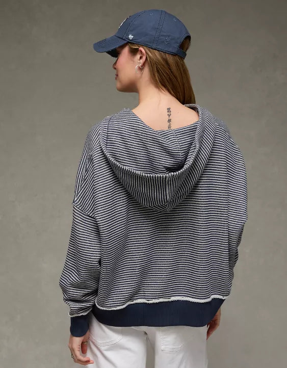 American Eagle AE Big Hug Lace-Up Hoodie