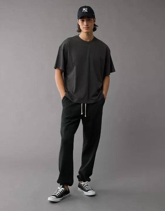 American Eagle AE Boxy Sueded Jersey T-Shirt