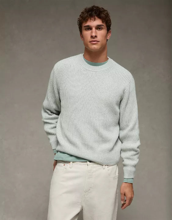 American Eagle AE Fisherman Crew Neck Sweater