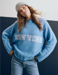 American Eagle AE Oversized Faux Mohair Wide Cuff Sweater