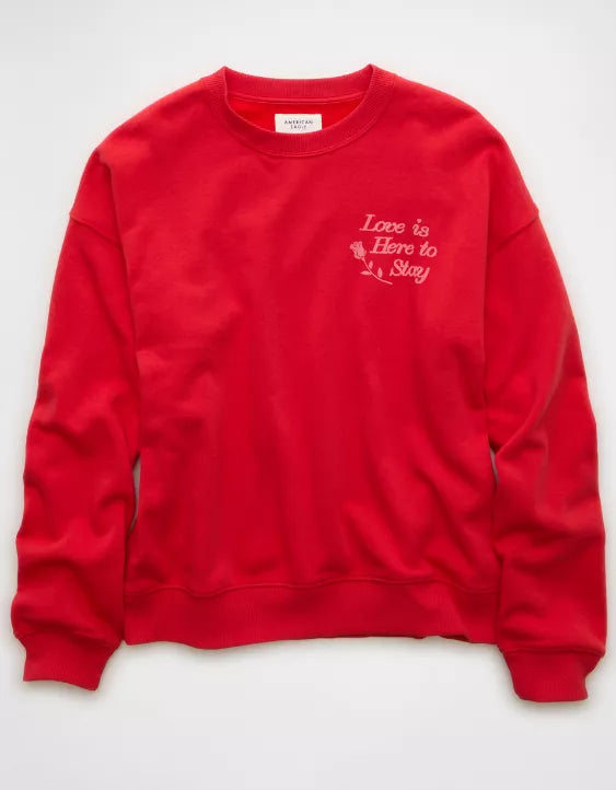 American Eagle AE Valentine's Day Graphic Sweatshirt