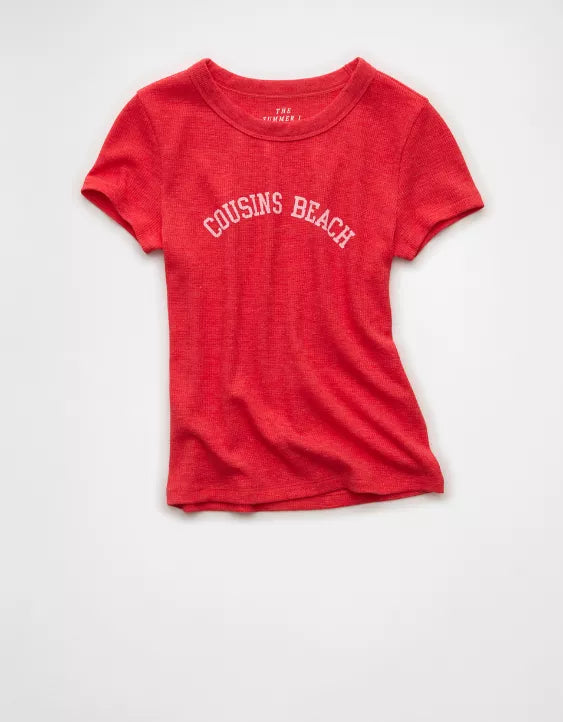American Eagle AE x The Summer I Turned Pretty Graphic Baby Tee