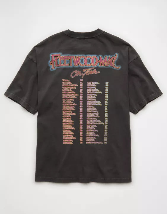 American Eagle AE Boxy Fleetwood Mac Graphic T-Shirt