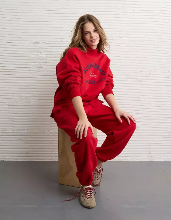 American Eagle AE x The Summer I Turned Pretty Mock Neck Sweatshirt
