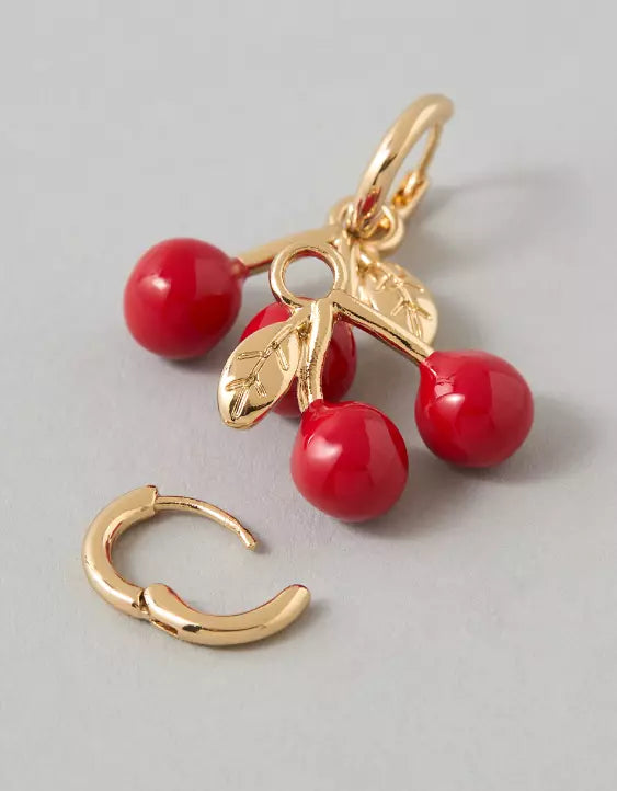 American Eagle AE Cherry Earrings