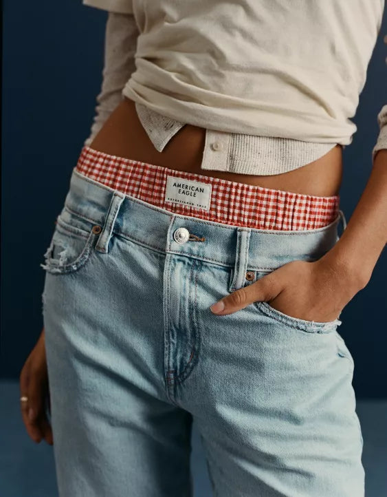 American Eagle AE Flannel Boxer Sleep Short