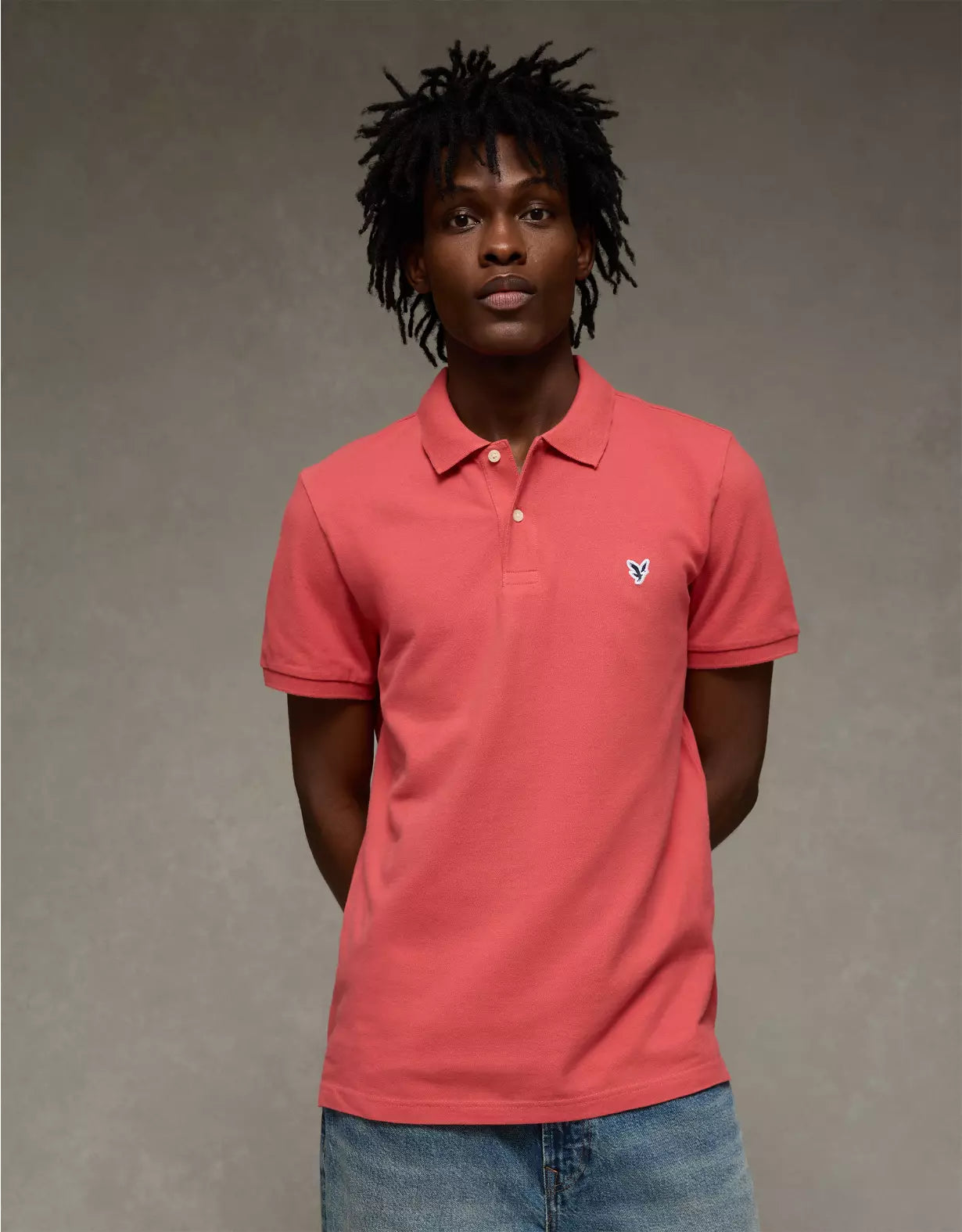 American Eagle AE Slim Fit Stretch Polo Shirt