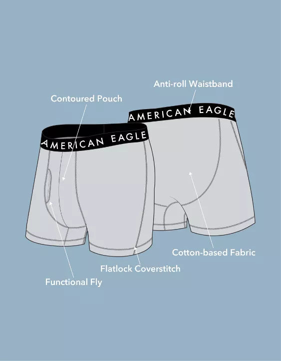American Eagle AEO Men's 4.5″ Classic Boxer Brief