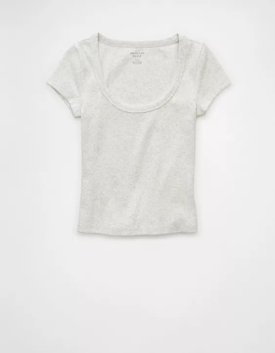 American Eagle AE Scoop Neck Baby Tee