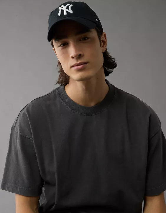 American Eagle AE Boxy Sueded Jersey T-Shirt