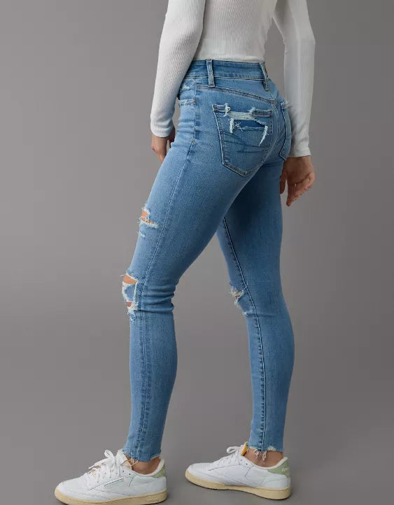 American Eagle AE Next Level Ripped High-Waisted Jegging