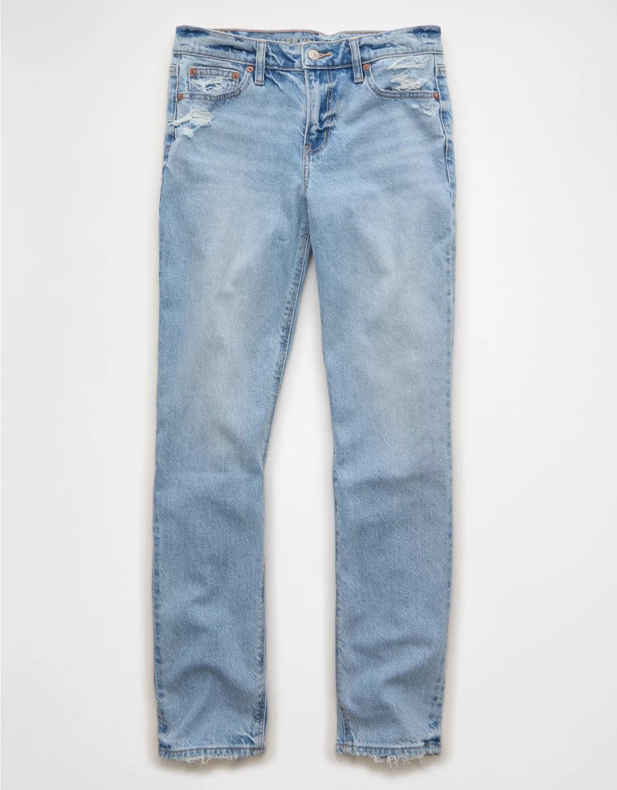 American Eagle AE Stretch Super High-Waisted Straight Jean