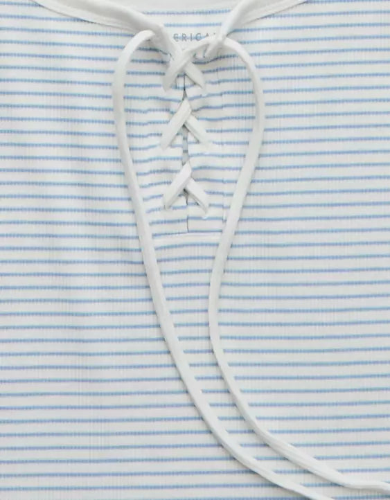 American Eagle AE Lace-Up Tank Top