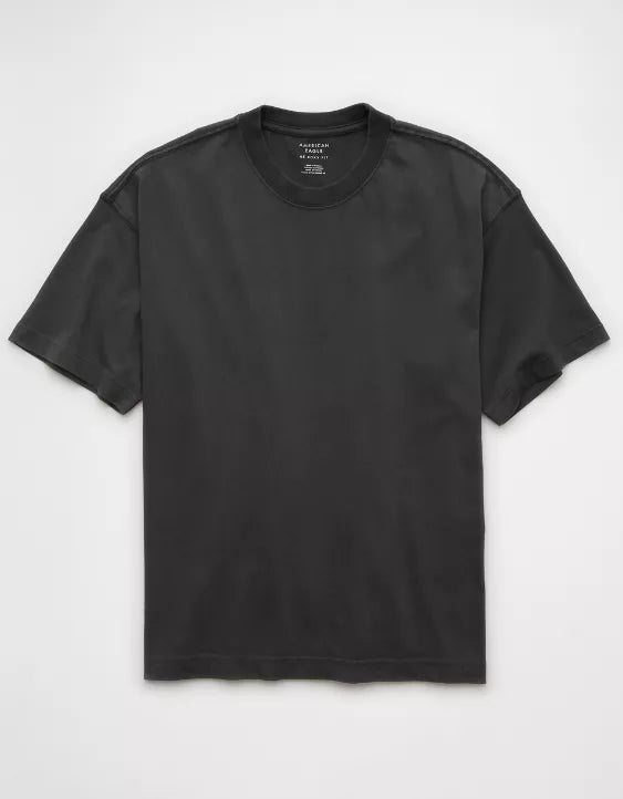 American Eagle AE Boxy Sueded Jersey T-Shirt
