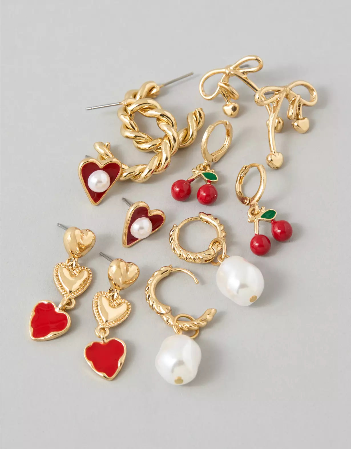 American Eagle AE Valentine's Day Earrings 6-Pack