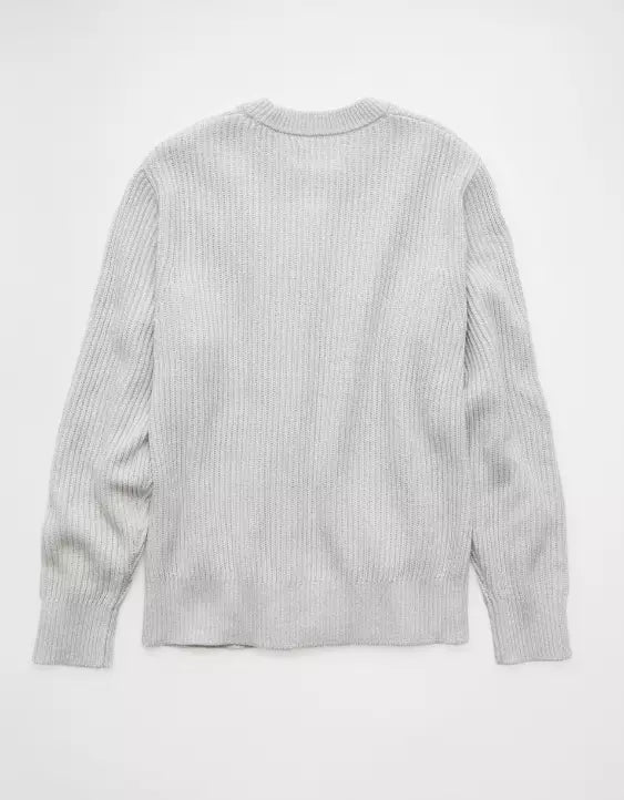 American Eagle AE Fisherman Crew Neck Sweater