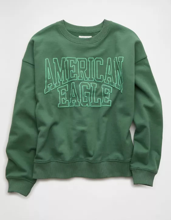 American Eagle AE Funday Crew Neck Sweatshirt