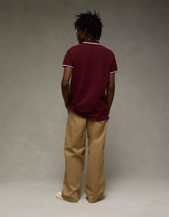 American Eagle AE Slim Fit Stretch Polo Shirt