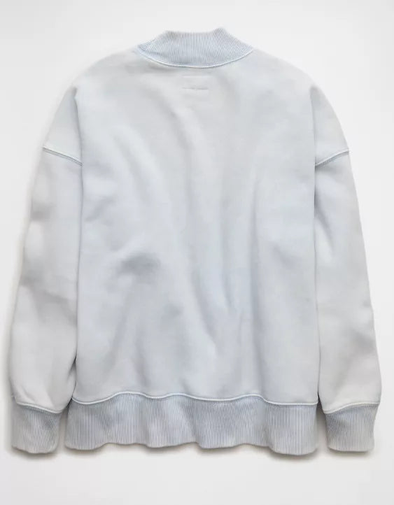 American Eagle AE Everyday Luxe Mock Neck Sweatshirt