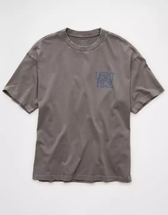 American Eagle AE Boxy The Doors Graphic T-Shirt