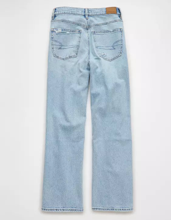 American Eagle AE Strigid Ripped High-Waisted Stovepipe Jean