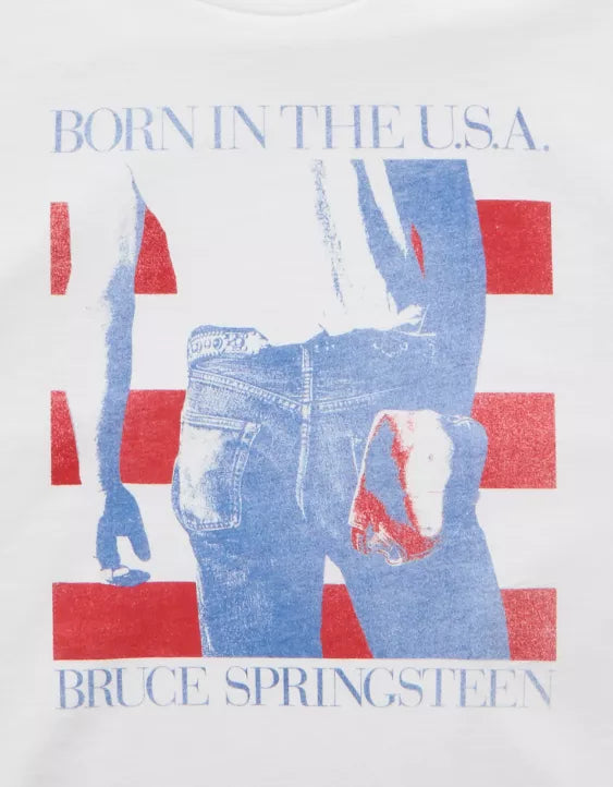 American Eagle AE Boxy Bruce Springsteen Graphic T-Shirt