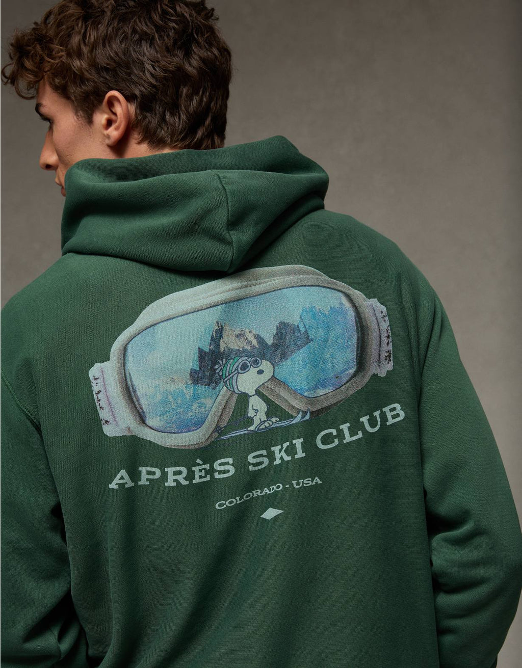 American Eagle AE Snoopy Graphic Fleece Hoodie