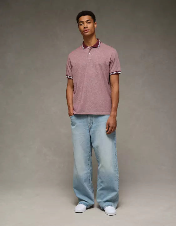 American Eagle AE Club Pique Polo Shirt