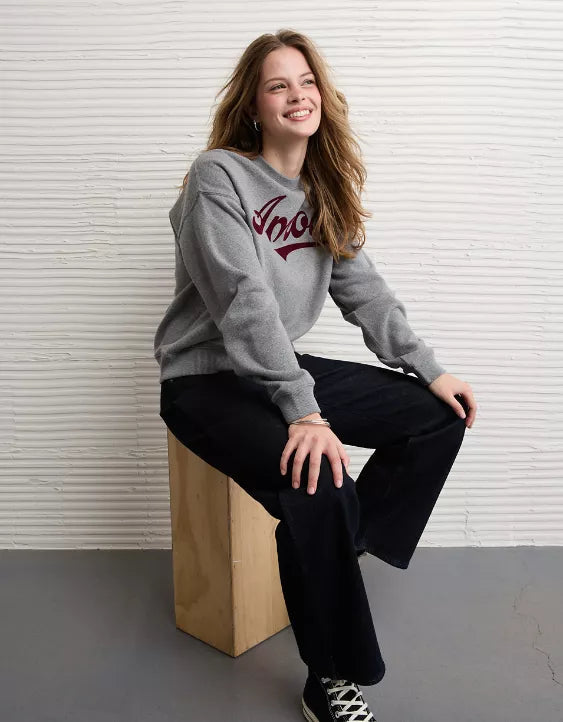 American Eagle AE Valentine's Day Graphic Sweatshirt